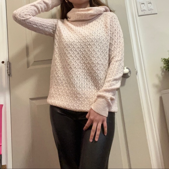 Simons Baby Pink Turtleneck Sweatshirt - Picture 2 of 5